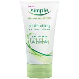  Simple Moisturizing Facial Wash, 5 oz Beauty