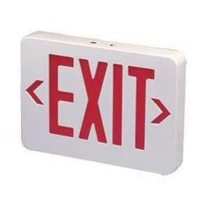  Emergi Lite Elx400r Thermoplastic Exit Sign   Ac Only Red 