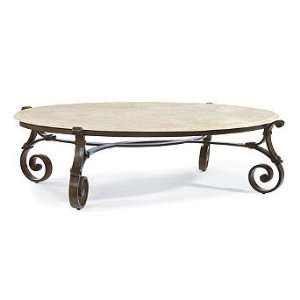  Maison Jardin Stone top Outdoor Coffee Table   Frontgate 