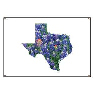  Banner Bluebonnets Texas Shaped 