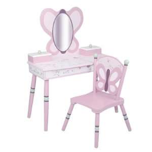 Levels of Discovery Sugar Plum Vanity Table & Chair Set  