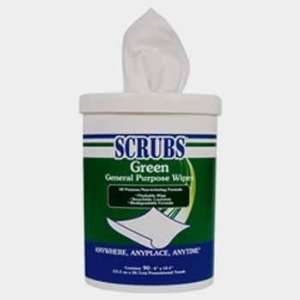  Scrubs Green Cleaning Wipes Case Pack 6 Arts, Crafts 