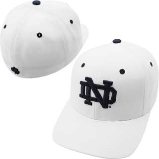 Zephyr Notre Dame Fighting Irish DH Fitted Hat White   