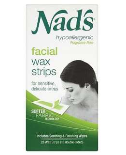 Nads Facial Wax Strips 20s   Boots