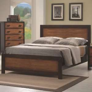  CORAL QUEEN BEDROOM SET 5 PIECE ANTIQUE OAK CAPPUCCINO 