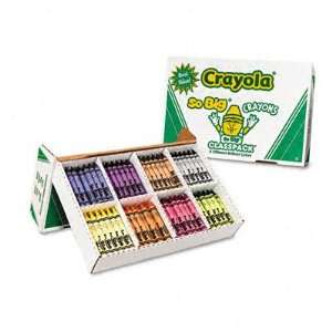  Crayola® Jumbo Classpack Crayons, Wax, 25 Each of Eight 