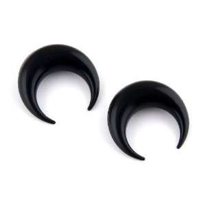  Black Flexible Silicone Ear Pincher   00G Jewelry
