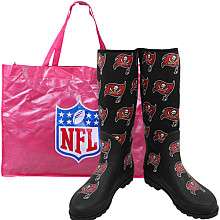 Cuce Shoes Tampa Bay Buccaneers Womens Enthusiast Rain Boot    