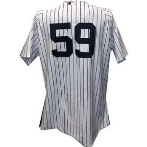   Spring Training Game Used Pinstripe Jersey (Silver Logo) (48) Sports