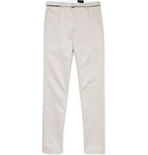   Trousers  Casual trousers  Cotton Straight Leg Belted Chinos