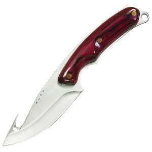 Buck   Alpha Hunter, Fixed Blade, With Guthook, Rosewood  