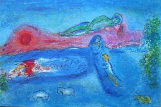 Marc Chagall   Daphnis et Chloe   Dorkons Tod  