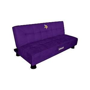  Baseline Minnesota Vikings Convertible Sofa With Tray 