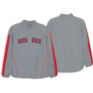 Red Sox Majestic Cool Base Gamer Jacket   Mens ( sz. XL, Silver  Red 
