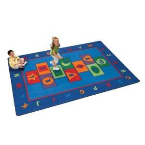 Carpets for Kids Hopscotch Learning Rug (Factory Second)   Rectangle 