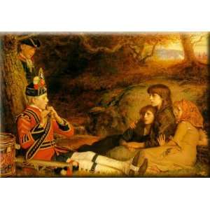  The Piper 16x11 Streched Canvas Art by Tissot, James 