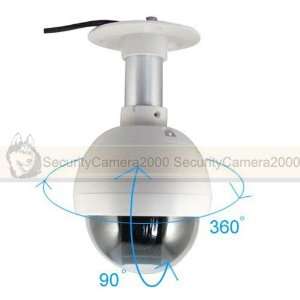   ccd mini pan tilt 4 dome outdoor waterproof camera