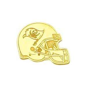  14K Gold NFL Tampa Bay Buccaneers Football Helmet Tie Tac 