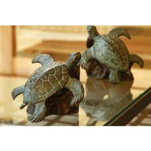  Spi Brass Sea Turtle Bookends