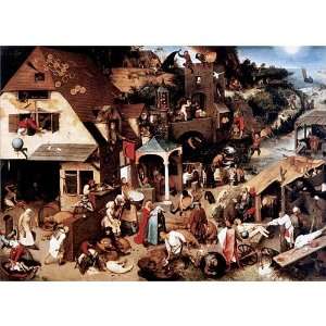   Bruegel (1528 1569) Find the Proverbs Studio Puzzle (1500 pieces
