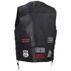 gfvbik11 the eye catching patches on this vest celebrate the