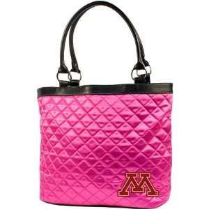  NCAA Minnesota, University of Pink Quilted Tote Sports 