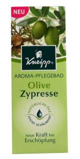 KNEIPP AROMA PFLEGEBAD OLIVE ZYPRESSE LEICHT SCHÄUMEND GP100ml/2 