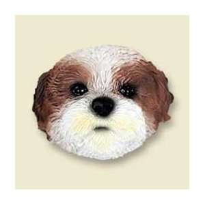  Shih Tzu Puppy Cut Dog Magnet   Brown & White Kitchen 