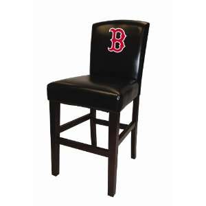  Sports Chairs Red Sox 30 Faux Leather Bar Stool