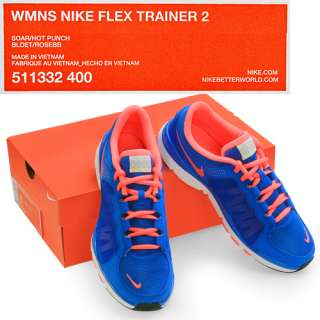 NIKE FLEX TRAINER 2 WOMENS Sz 8 Running Athletic Training Shoes 