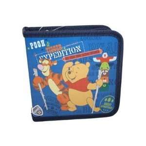  Winnie The Pooh PVC CD Case with 24 Sleeves   Blue 