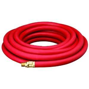 Amflo 552 25AE Red 300 PSI Rubber Air Hose 3/8 x 25 With 1/4 MNPT 