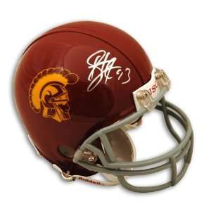   Autographed/Hand Signed USC Trojans Mini Helmet
