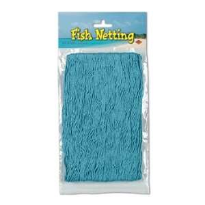  Fish Netting (turquoise) Party Accessory (1 count) (1/Pkg 