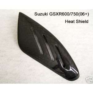  Suzuki 06 07 GSXR 600 750 Carbon Heat Shield Guard 14 