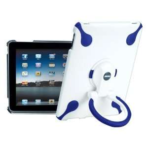  Spin Stand / Multi Function iPad Stand (White/Blue) (10H x 