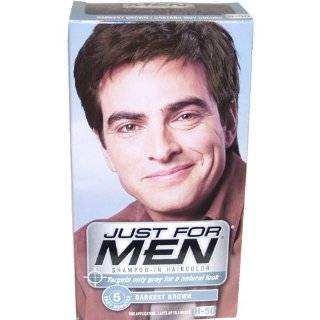 for Men Shampoo In Hair Color, Darkest Brown 50, Packaging May Vary, 1 