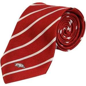  Arkansas Razorbacks Red Stripe Tie