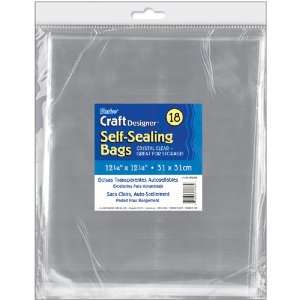  Self Sealing Transparent Bags 12 1/4X12 1/4 18/P Arts 