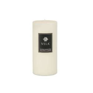  Ivory Pillar Candles   Unscented