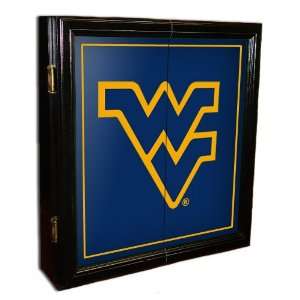 West Virginia WVU Mountaineers MVP Framed Dart Board Cabinet  