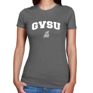  NCAA Grand Valley State Lakers Ladies Charcoal Logo Arch 