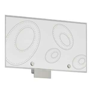  EGLO 90144A 2 Light Indo Wall Sconce, Matte Nickel