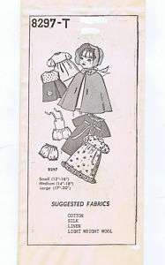 16 17 Vintage 1941 Doll Pattern (Medium) 8297   SPECIAL POSTAGE OFFER 