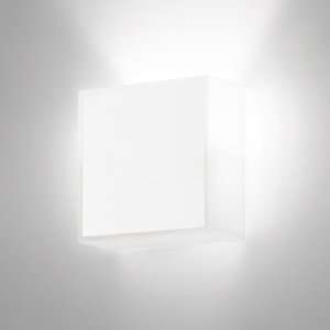  Vibia Beta Square Wall Sconce in Soft White Lacquer