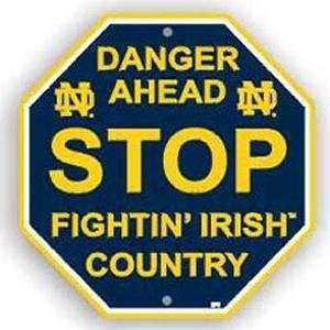  Notre Dame Fighting Irish Stop Sign