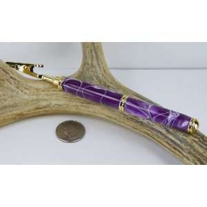Purple Passion Acrylic Bracelet Assistant With a Gold Finish