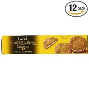 Carrs Ginger Lemon Creme, 7.05 Ounce Grocery & Gourmet Food