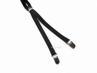 Size LARGE/ Skinny Thin Braces Suspenders/ Preppy, Mod  