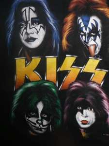   tee shirt cotton concert heavy metal rock gene simmons ace the space